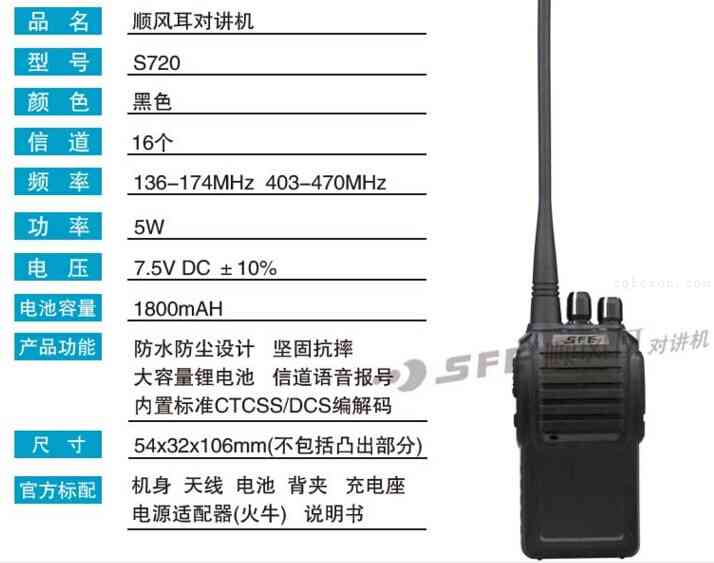 S720参数表