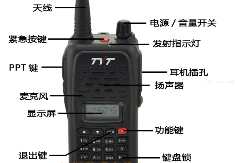 TYT-800功能指示